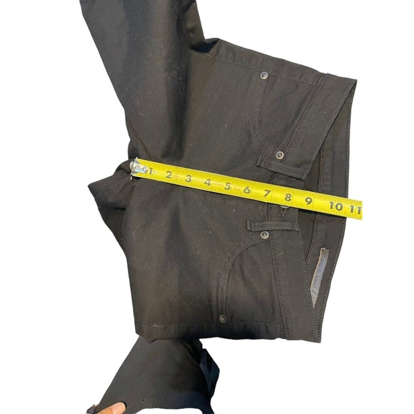 Rag & Bone Jean Womens Leather Mid-Rise Skinny Leg Jeans Pants Black Size 25 - Picture 9 of 16